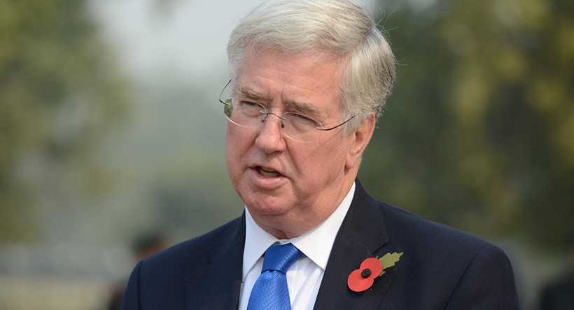 Bộ trưởng Quốc phòng Anh Michael Fallon.