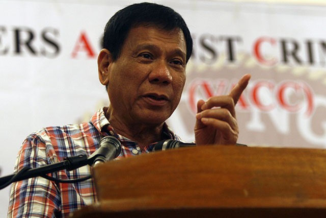 Ông Rodrigo Duterte.