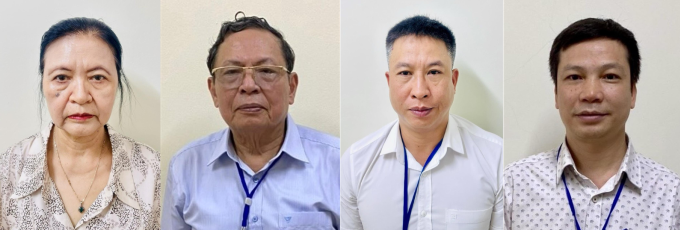Bị can Trương Thị Nga, Lại Hồng Khánh, Lương Minh Sơn, Vũ Nam. Anh 1.png