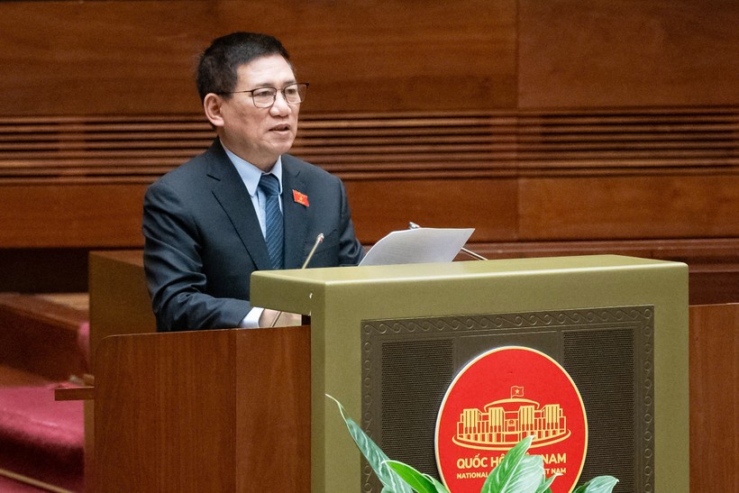 Phó Thủ tướng Chính phủ, Bộ trưởng Bộ Tài chính Hồ Đức Phớc. Ảnh: Quốc hội. Anh 1.jpg