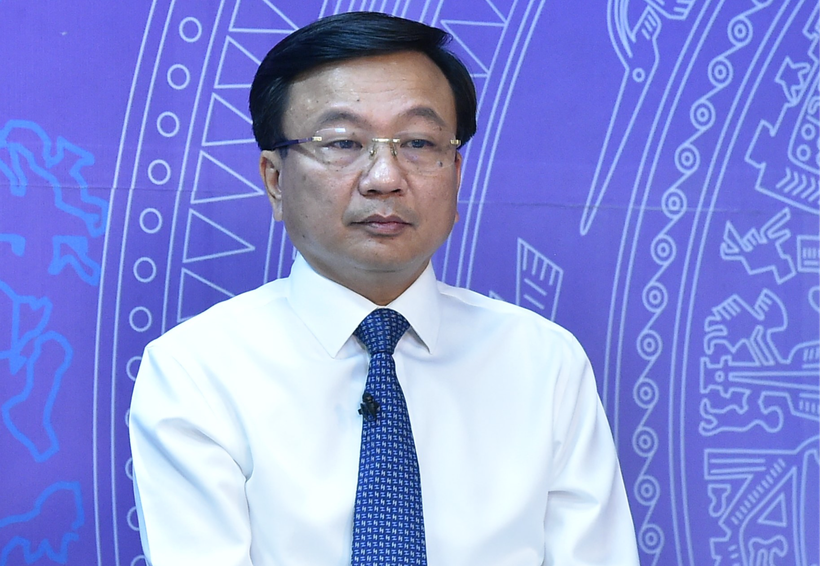 Thứ trưởng Bộ Giao thông vận tải Nguyễn Danh Huy tại Tọa đàm. Ảnh: VGP/Dương Tuấn. Anh 1.png