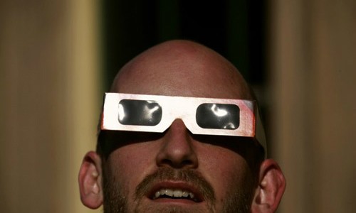 Kính quan sát nhật thực. Ảnh: Internet