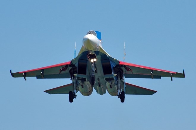 Chiến đấu cơ Su-27SM3 Flanker của Nga.