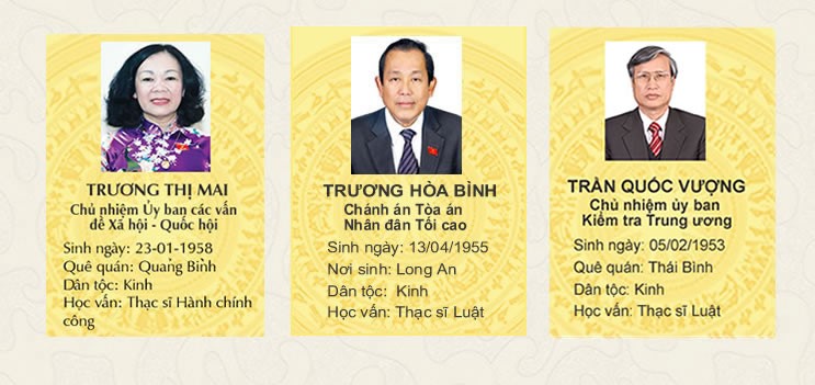 Chân dung Tổng Bí thư và các Ủy viên Bộ Chính trị, Ban Bí thư khóa XII ảnh 4