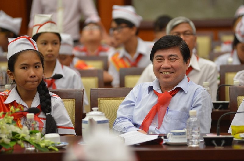 Bí thư Thăng: Các cháu vỗ tay ngoại giao với thầy thôi... ảnh 2