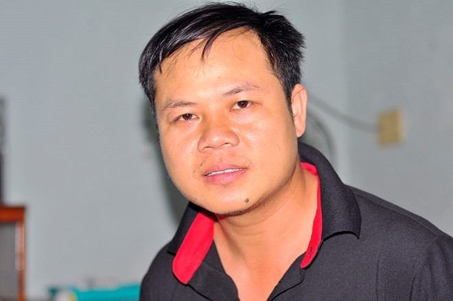 Công nhân Nguyễn Anh Tuấn mong được gặp Thủ tướng để đề đạt nguyện vọng cải thiện bữa ăn cho người lao động. Ảnh:Ngọc An.