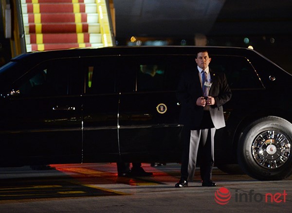 Video vòng bảo vệ cẩn mật của các mật vụ bảo vệ Tổng thống Obama tại Việt Nam ảnh 6