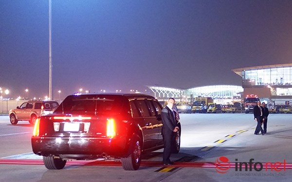 Video vòng bảo vệ cẩn mật của các mật vụ bảo vệ Tổng thống Obama tại Việt Nam ảnh 8