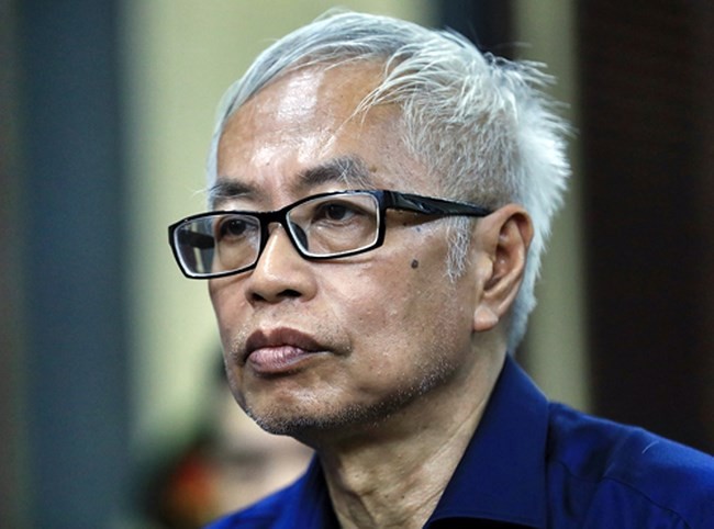 Bị cáo Trần Phương Bình (cựu Tổng giám đốc, Phó chủ tịch HĐQT, Chủ tịch HĐTD DAB)/ Ảnh: VnExpress.