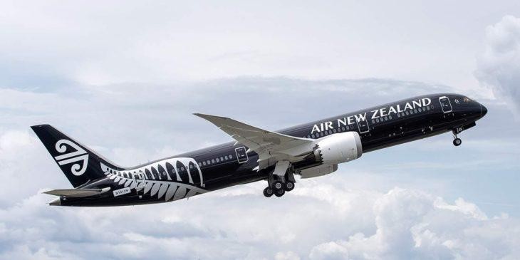 hiếc Boeing 787-9 Black Livery của hãng hàng không Air New Zealand (Ảnh: Aircraftcompare)