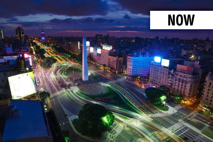 Avenida Nueve de Julio hiện nay. Ảnh: BrightSide