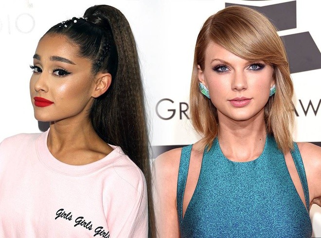 AAriana Grande và Taylor Swift. AAriana Grande và Taylor Swift.